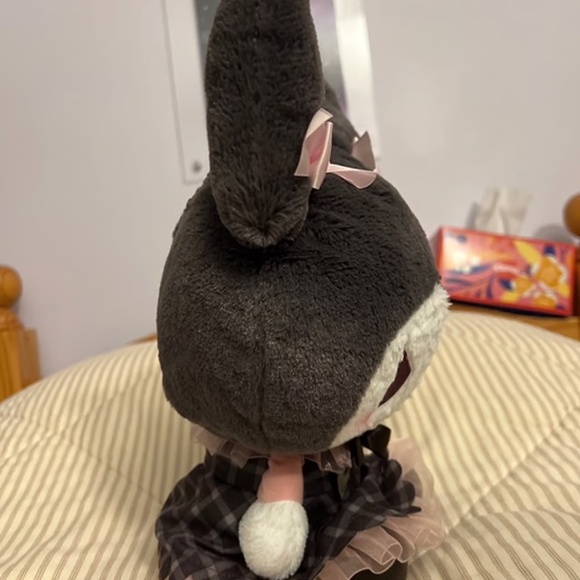 Kuromi Round One Plush Chocolate - Picture 2 of 5